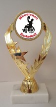 Wheelchair Basketball Trophy 7-1/4" Tall LOW AS $3.99 ea. FREE SHIPPING T02N9 - $7.99+