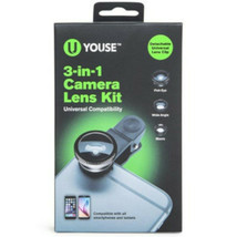 U-Youse 3-in-1 Camera Lens Kit for Smarphones and Tablets Android IOS