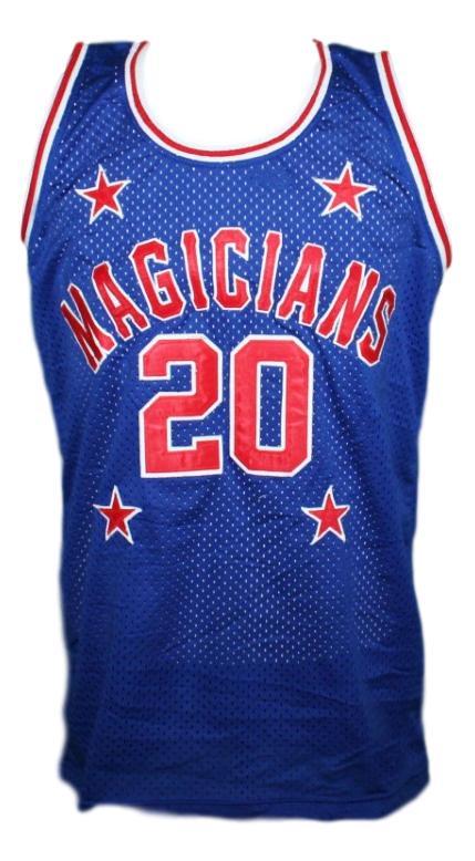 Mark haynes harlem magicians basketball jersey blue   1