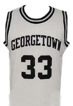 Patrick Ewing #33 College Basketball Jersey Sewn White Any Size image 1