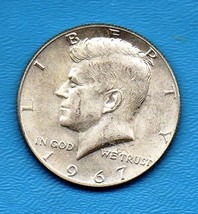 1967 Kennedy Halfdollar Circulated Very Good or Better - Silver - $8.00