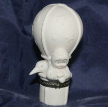 Dept 56 Snowbabies &quot;FLY WITH ME&quot; Bisque Hinged Trinket Box 1999 - $16.33