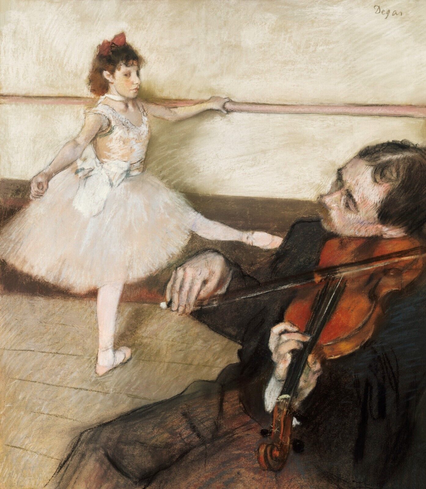12622.Room Wall Poster.Interior art design.Degas painting.Dance Lesson.Ballerina - $16.20 - $54.00