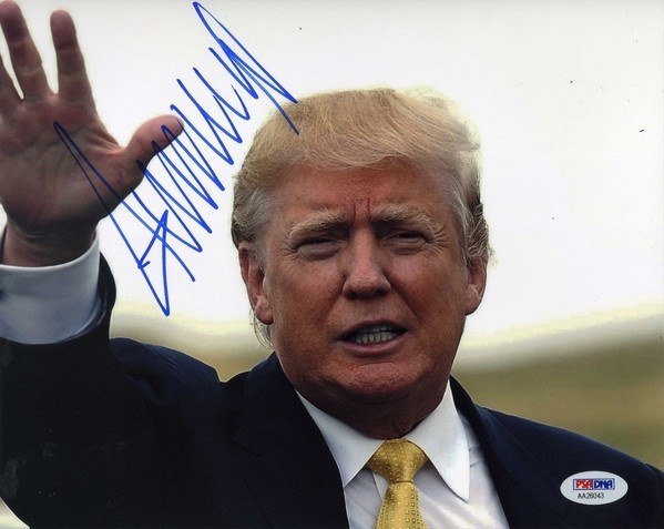 Donald Trump Signed Photo 8x10 Rp Autographed Gop Republican Party