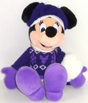 Walt Disney World Minnie Mouse Plush Dress Purple Sweater Skirt Hat Toy - $34.95