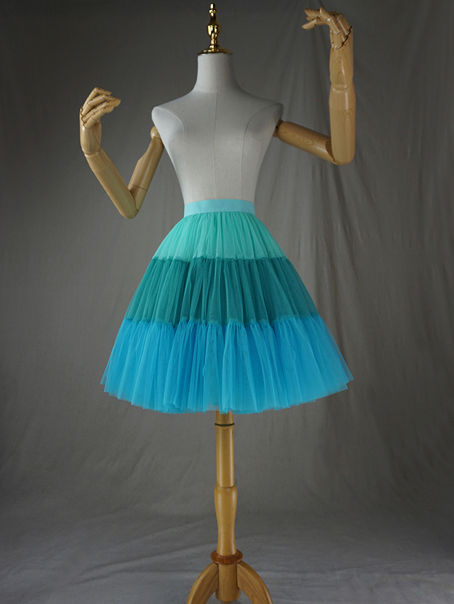 Tulle skirt blue 3color 1