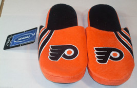 Nwt Nhl Stripe Logo Slide Slippers - Philadelphia Flyers - Large - $18.95