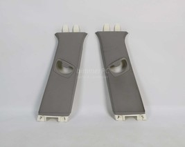 BMW E90 3-Series E91 Sedan Wagon Gray B Pillar Trims Left Right 2006-2013 OEM - $49.50