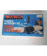 Vintage 125 piece Sears Brix Blox Power and Accessory set IB with manual - $9.58