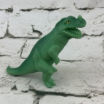 1988 Vintage Playskool Ceratosaurs Dinosaur Green Toy Action Figure Prehistoric - $11.88