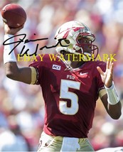 Jameis Winston Fsu Autographed 8x10 Rp Photo Heisman Quarterback - $16.99