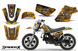 Yamaha PW50 Creatorx Graphics Kit Decals Spiderx Yellow - $108.85