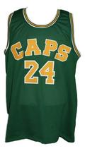 Rick Barry Washington Caps Aba Custom Basketball Jersey New Sewn Green Any Size image 4