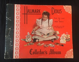 Vintage 40s Hallmark Dolls Collector Album with 7 Original Dolls image 1