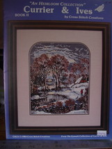 Cross Stitch Booklet &quot;Currier &amp; Ives &quot; Book II - $6.99