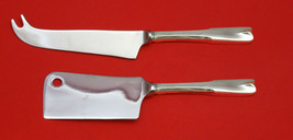 Colonial Theme by Lunt Sterling Silver Cheese Server Serving Set 2PC HHWS Custom - $132.76