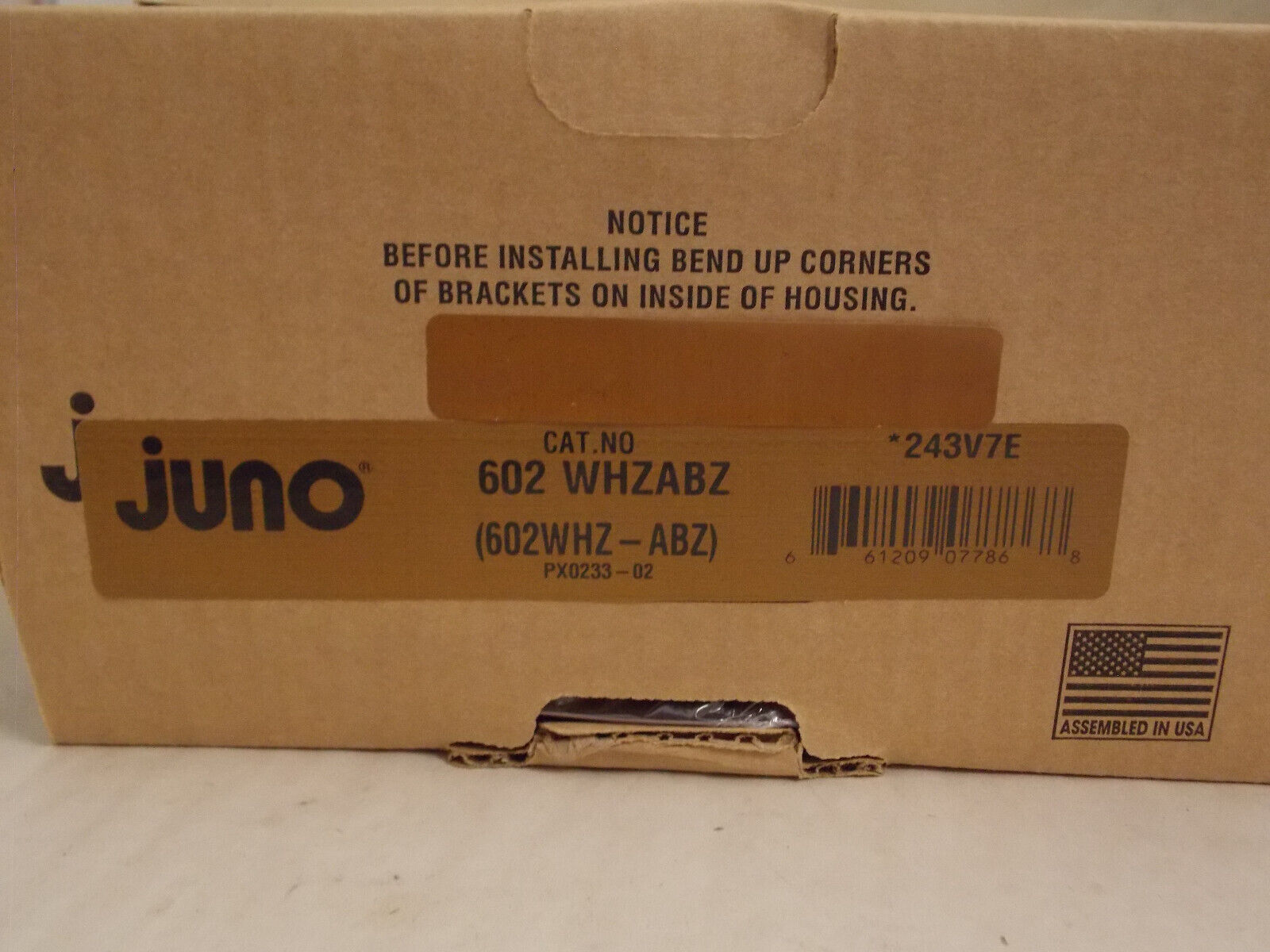 Juno 602WHZABZ Super Slope Cone Trim 83/16" ID x 91/8 in OD For