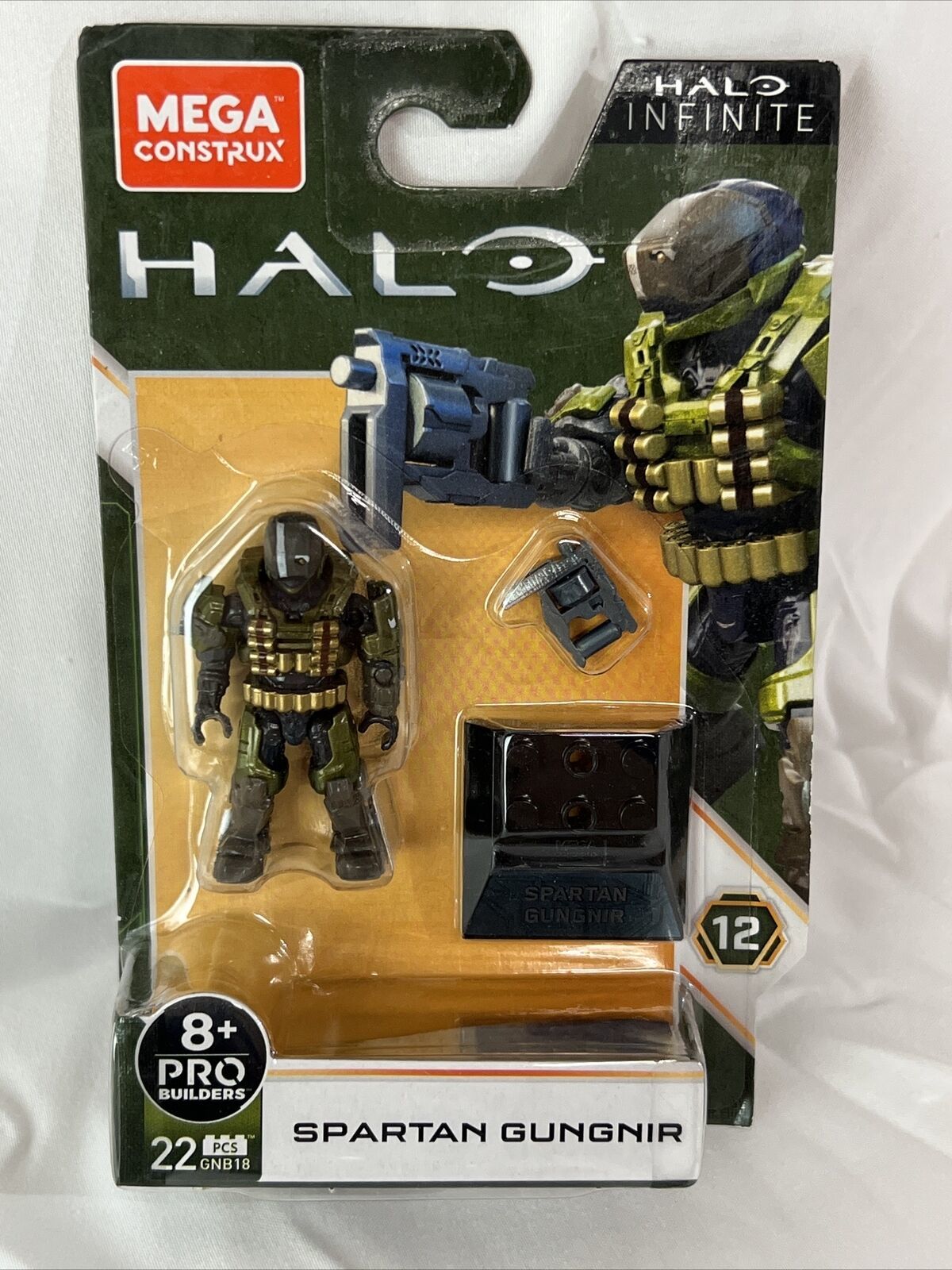 2020 Mega Construx Halo Infinite SPARTAN GUNGNIR Halo Heroes Series 12 ...