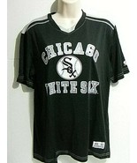 True Fan Genuine MLB Chicago White Soxs Lightweight Shirt Black and Ligh... - $17.99