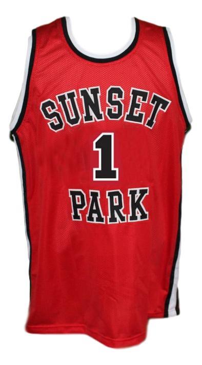 Fredo starr shorty  1 sunset park movie basketball jersey red   1