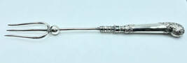 Vintage Thomas Turner & Co. Electroplated Meat Fork Serving Signed - $24.75