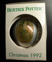 Schmid Collectors Gallery Christmas Ornament 1992 Dancing Rabbits Beatrix Potter - $12.99