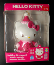 Sanrio Co Ltd Christmas Ornament 2013 Hello Kitty Pretty In Pink Original Box - $7.99
