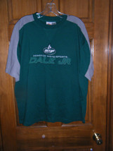 NASCAR Winners Circle Hendrick Motorsports Dale Jr Green & Gray T-Shirt - Size L - $19.69