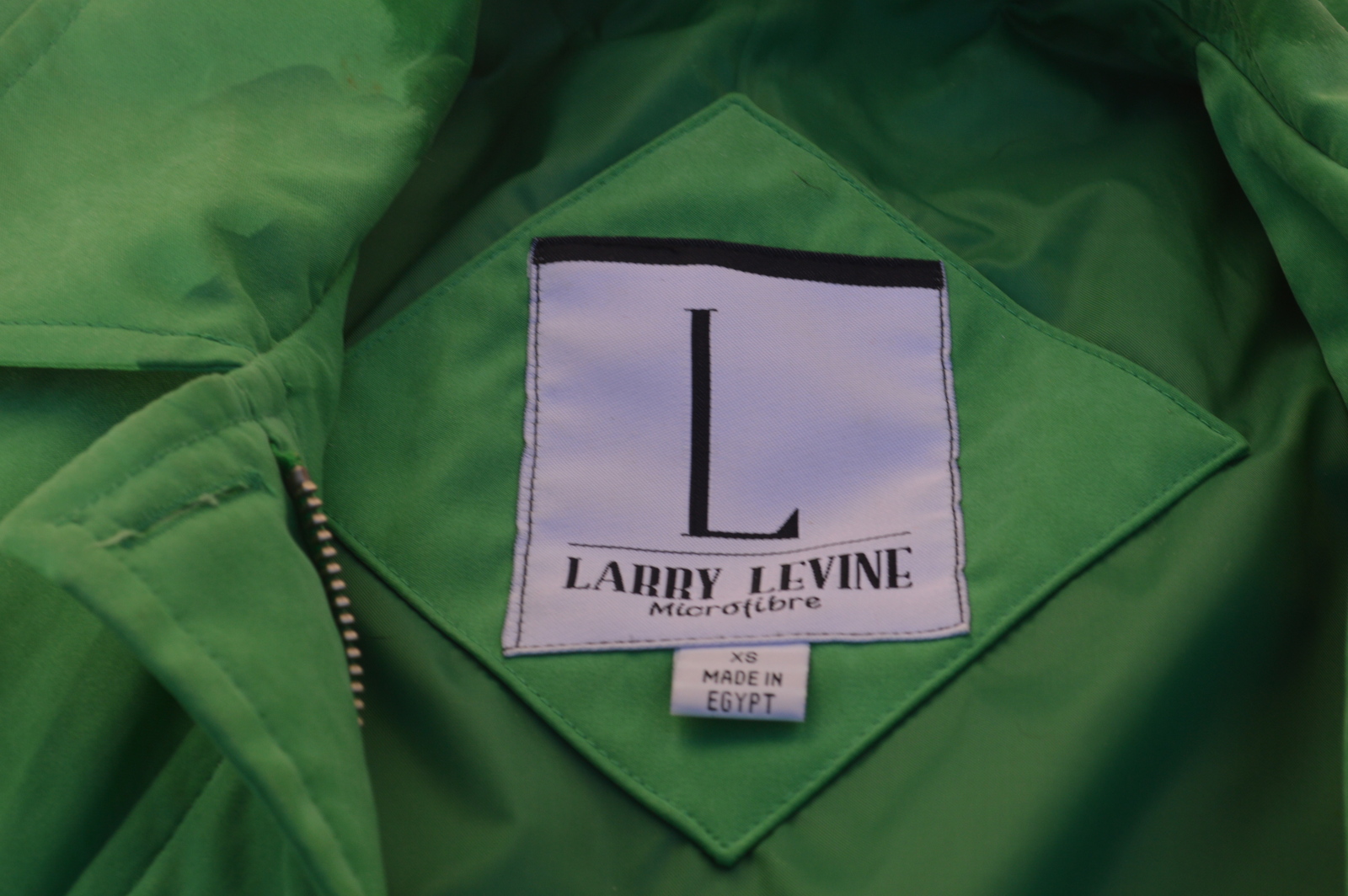 larry levine microfiber coat