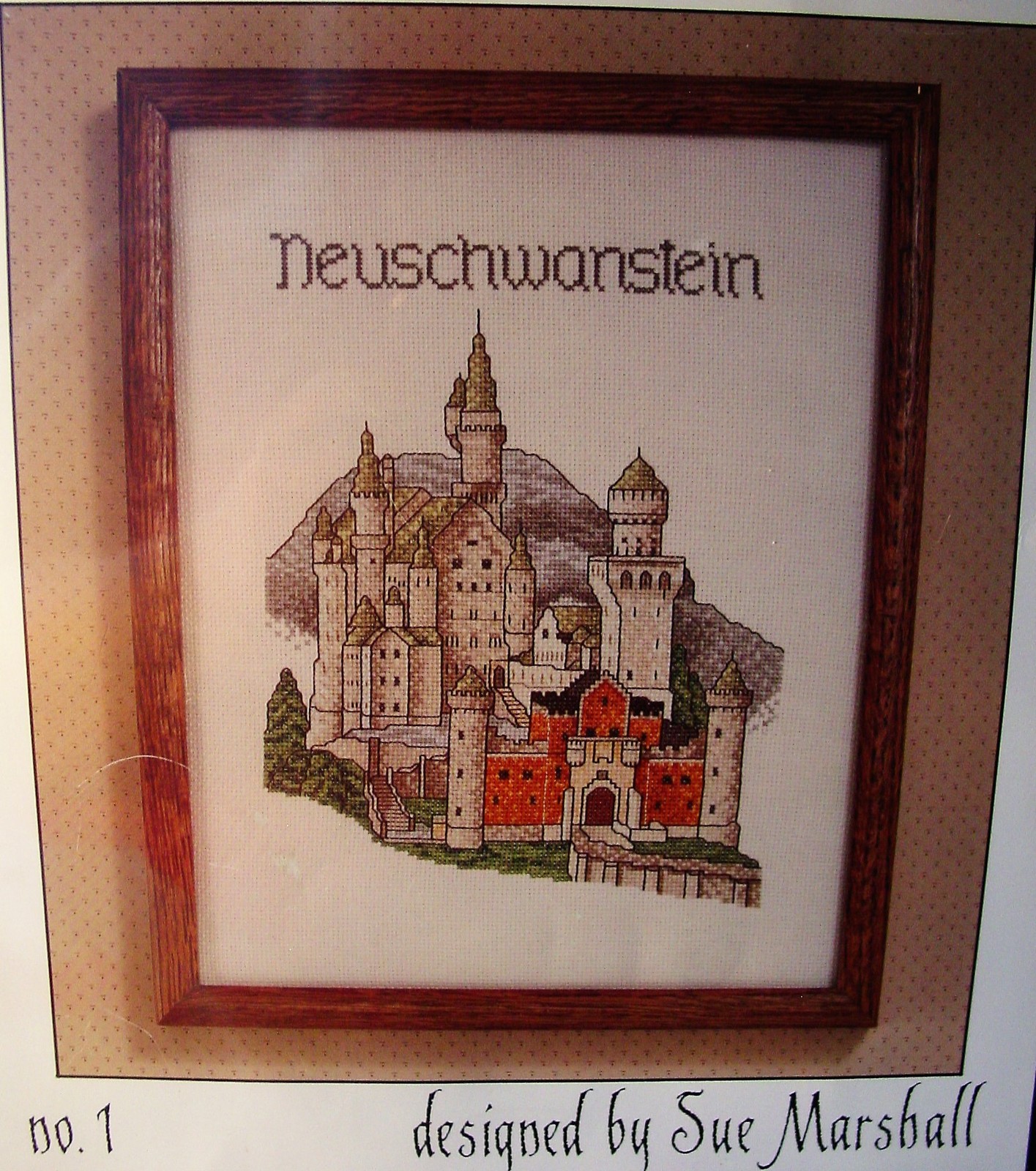 Primary image for Pattern Leaflet Camelot Designs "Neuschwanstein Castle" Counted Cross Stitch 
