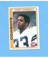 1978 Topps Tony Dorsett Rookie Card Cowboys - $19.99