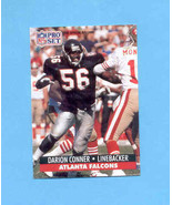 1991 Pro Set Darion Conner Error Card Falcons - $10.00