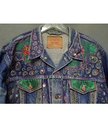 Vintage Levi's "Hand Painted Denim Truck Jacket" Men's Tag Size 50 (With Jewels) - $499.99