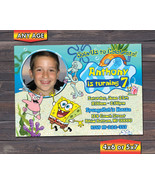 SpongeBob SquarePants Birthday Party Invitation - $8.99
