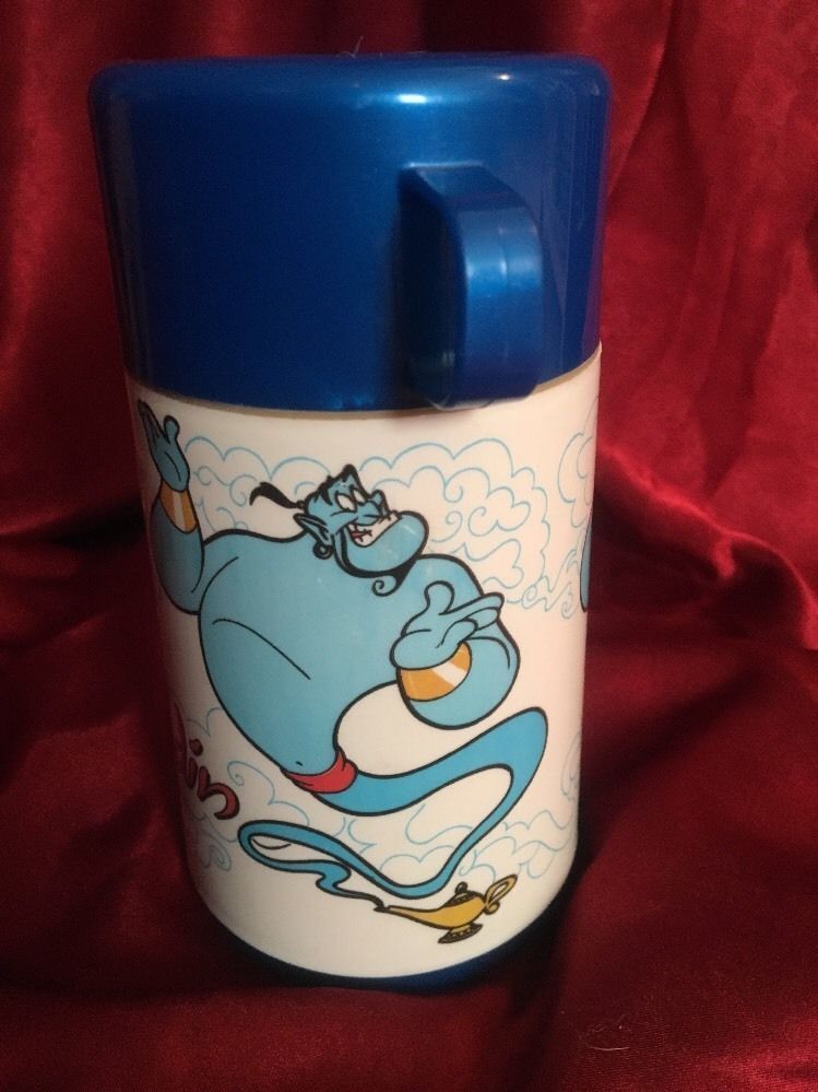 Vintage 1992 Treasure Trolls 8oz Thermos For Lunchbox W/Stopper