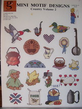 Cross Stitch leaflet &quot;Mini Motif Designs Vol 2&quot; - $2.99