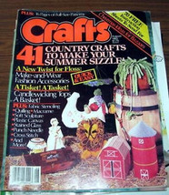 3 Vintage CRAFTS MAGAZINES Country Crafts August 1983, 1986 & 1996 - $1.75