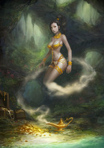 Invoke Genie Jinn To You Or Own Vessel Summon Djinn White Witch Power Safe Cast - $99.00