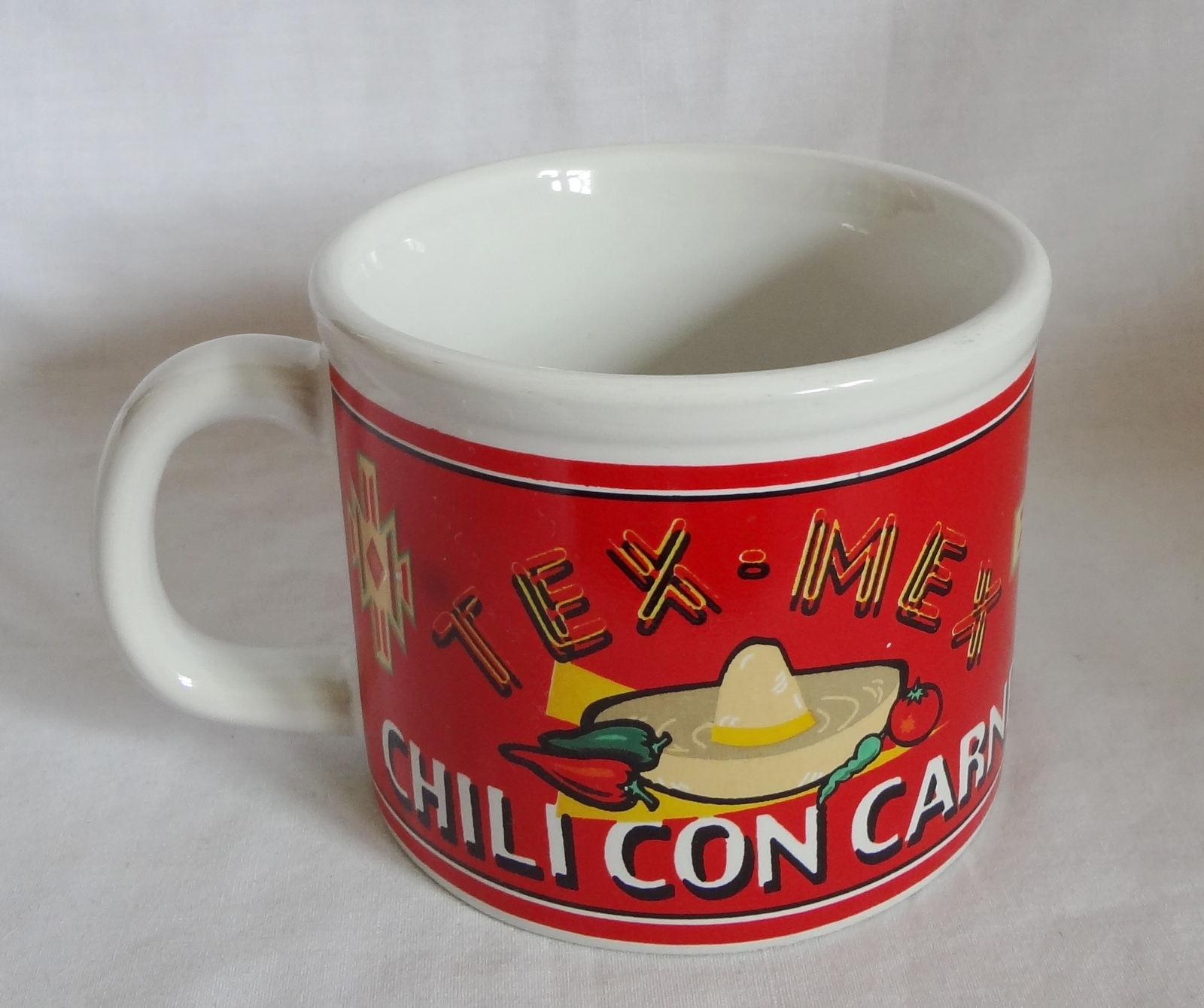 Tex-Mex Chili Con Carne 14 oz Coffee Chili Soup Mug Cup - Mugs