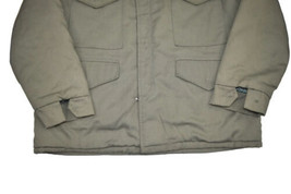 Vintage Military Field Jacket Mens L Olive Quilt Lined M65 OG 107 Combat - $62.83