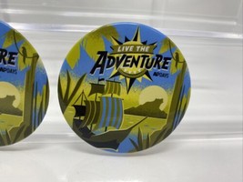 Disneyland Live the Adventure AP Days Buttons Pins (2) Collectible Set of 2 - $7.91