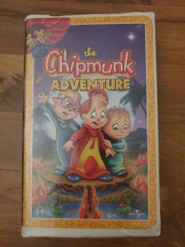 The Chipmunk Adventure VHS Chipmunks Chippettes 1987 Alvin Simon ...