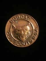 Vintage 50s Boy Scouts Bobcat (B.S.A.) Uniform Pin image 2