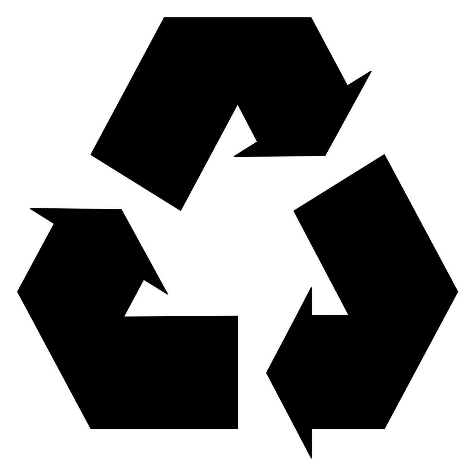 RECYCLE SYMBOL Vinyl Decal Sticker Reduce Reuse Recycling Decals