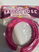 1 pack of safety fuse pink 20 feet  - $15.95