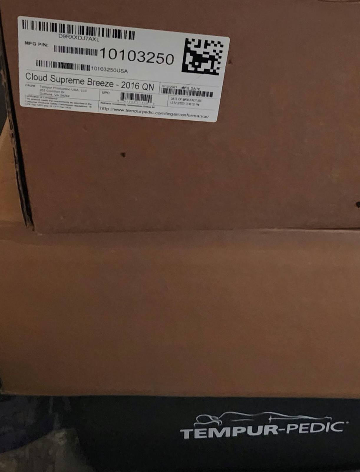 TempurPedic Cloud Supreme Breeze Mattress Mattresses