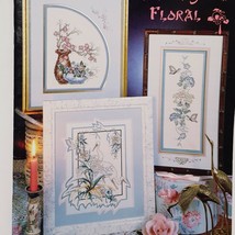 Far Eastern Floral Cross Stitch Leaflet 70 Stoney Creek 1989 Oriental Roses Pink - $16.99