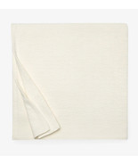 Sferra Cetara Ivory Queen Blanket Solid Textured Fish Net Weave 100% Cot... - $130.00