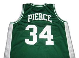 Paul Pierce #34 Inglewood High School Men Basketball Jersey Green Any Size image 2