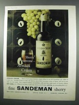 1960 Sandeman Armada Cream Sherry Ad - Supreme - $14.99